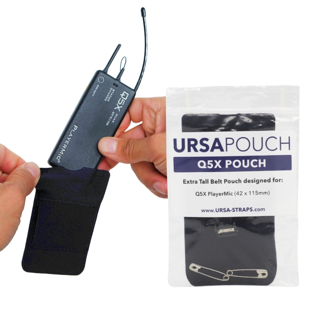 Belt Pouch XL - Black (Q5X PlayerMic) – URSA Studio