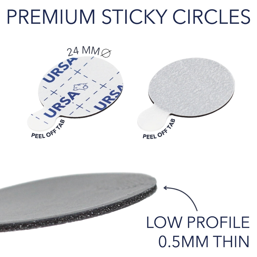 Pack of 60 PREMIUM Sticky Circles