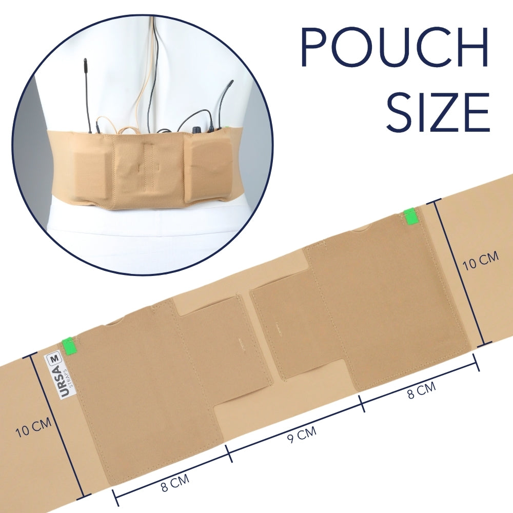 SMALL DOUBLE POUCH WaistBig Pouch - Beige