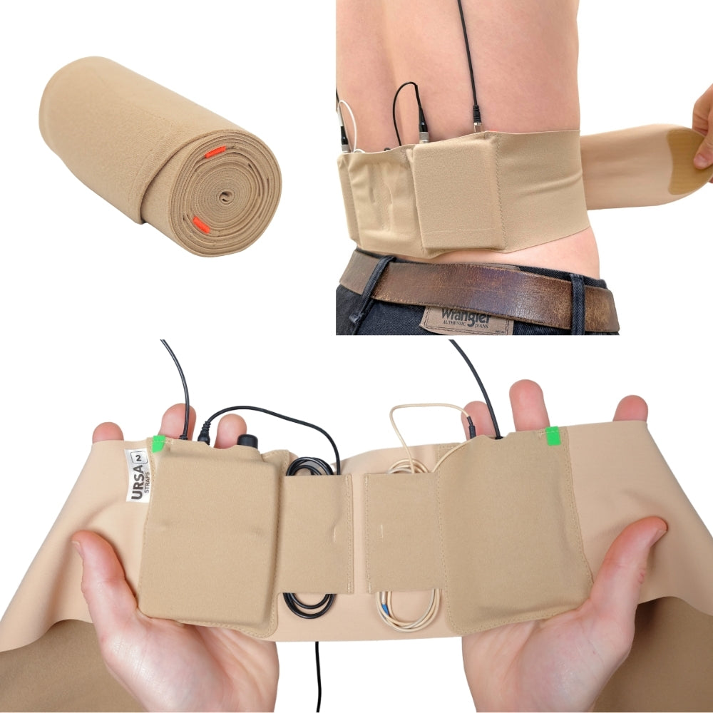 SMALL DOUBLE POUCH WaistBig Pouch - Beige