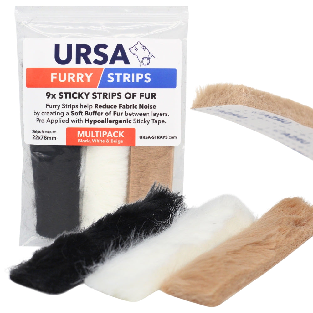 URSA FurTangle - Rectangle Fourrure Super Douce 13 Mm Blanc - Réduction Bruit Micro Et Création