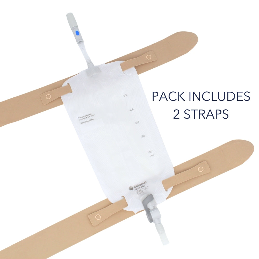 x2 Catheter Leg Straps Foley Catheter Leg Straps