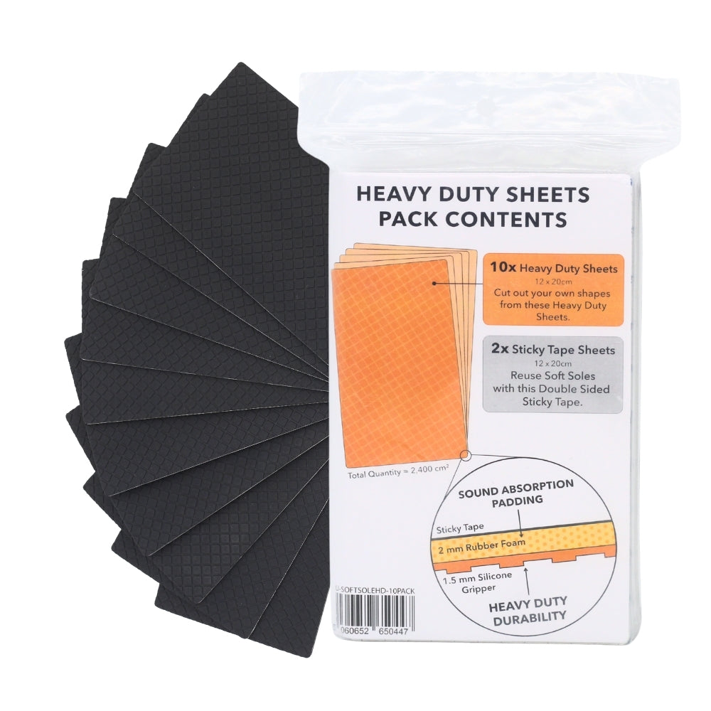 SOFT SOLE - 10 HEAVY DUTY SHEETS