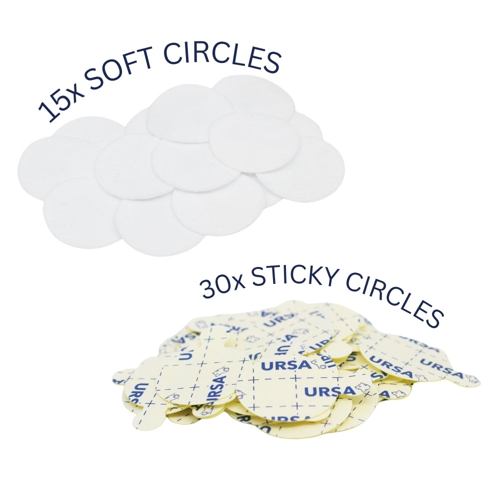 White / 15 Pack + 30 Stickies