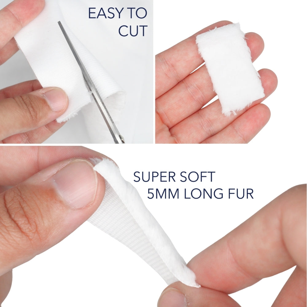 2x PlushTangle 60x15cm - Black/White