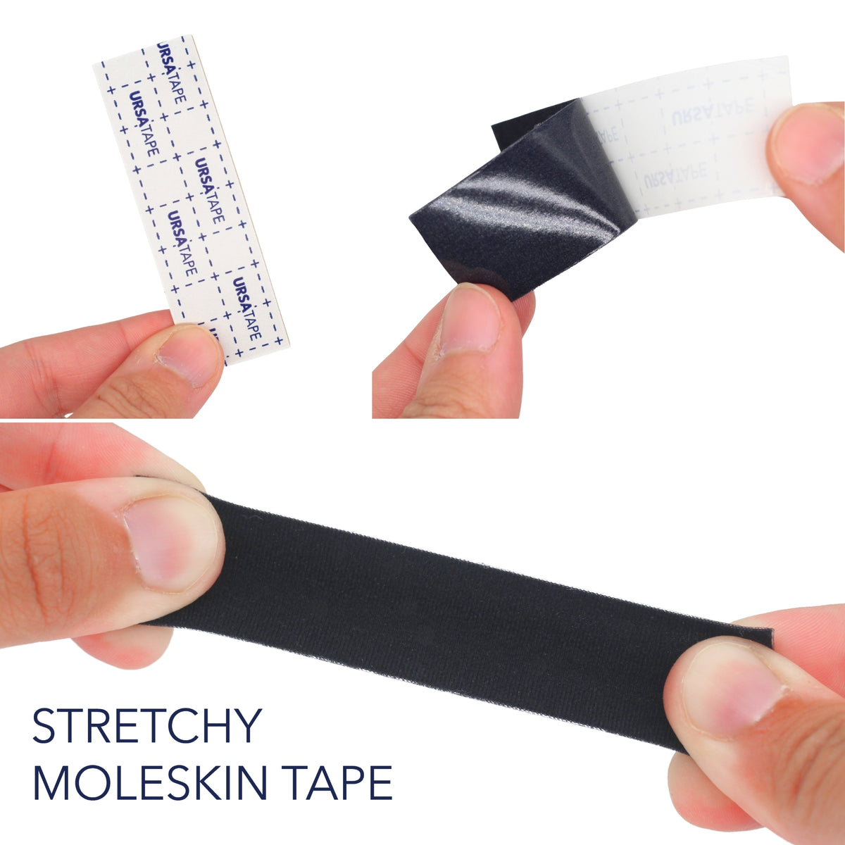 Black / 30 Small Strips (8 x 2.5cm)