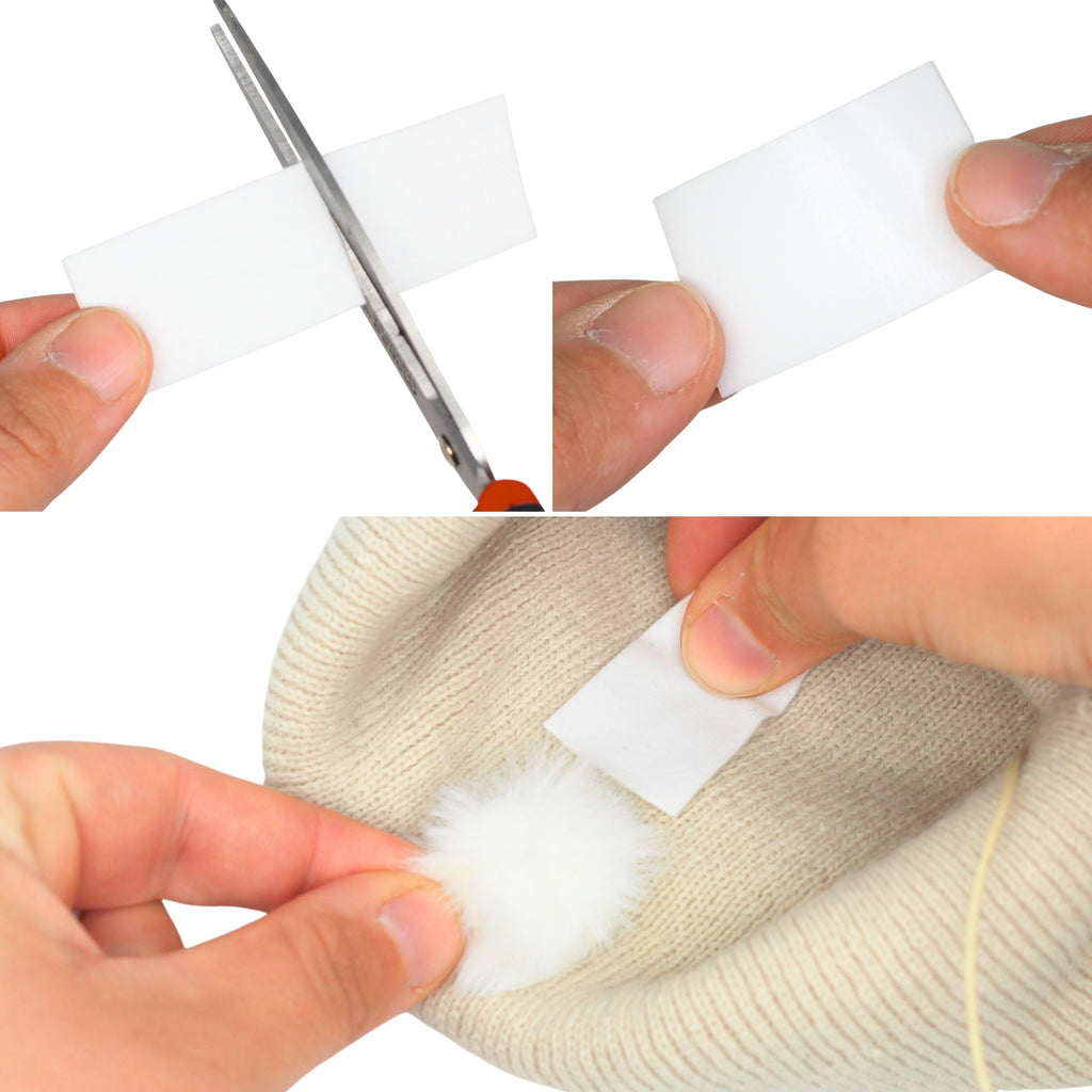 White / 30 Small Strips (8 x 2.5cm)