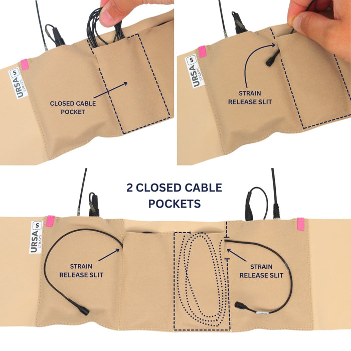 URSA Double Pouch Waist Strap – Breathable Transmitter Belt for ...