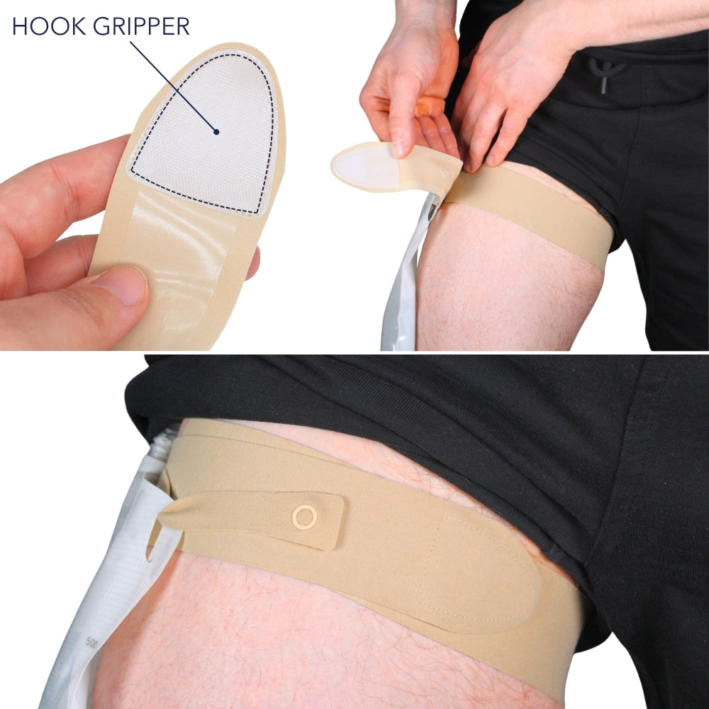 x2 Catheter Leg Straps Foley Catheter Leg Straps