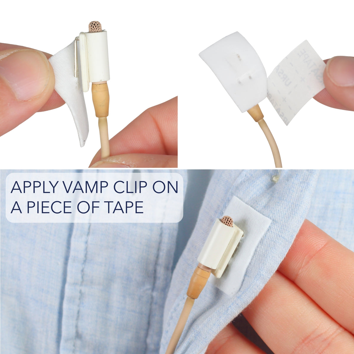 White / 30 Small Strips (8 x 2.5cm)