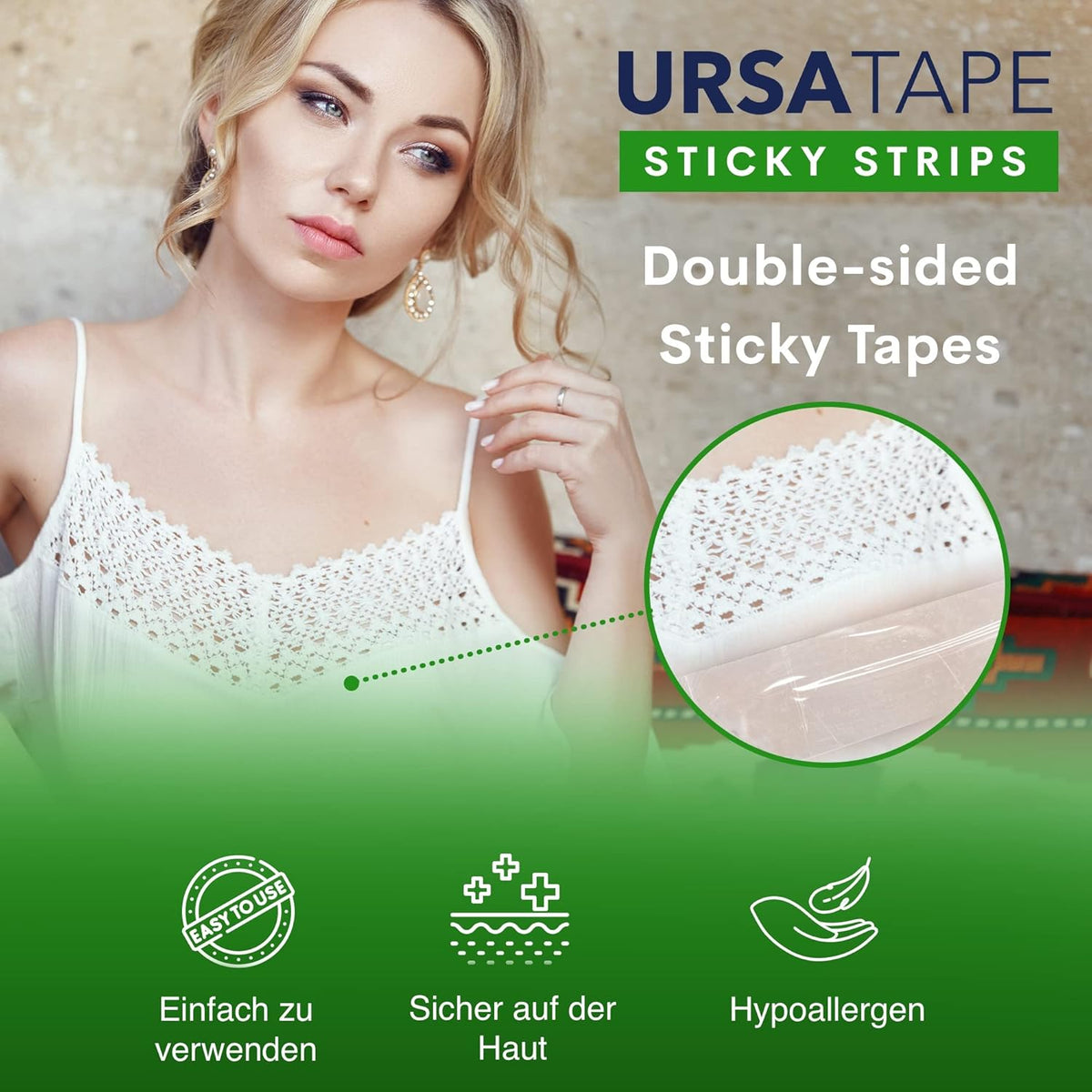 URSA Double-Sided Skin-Safe Strips