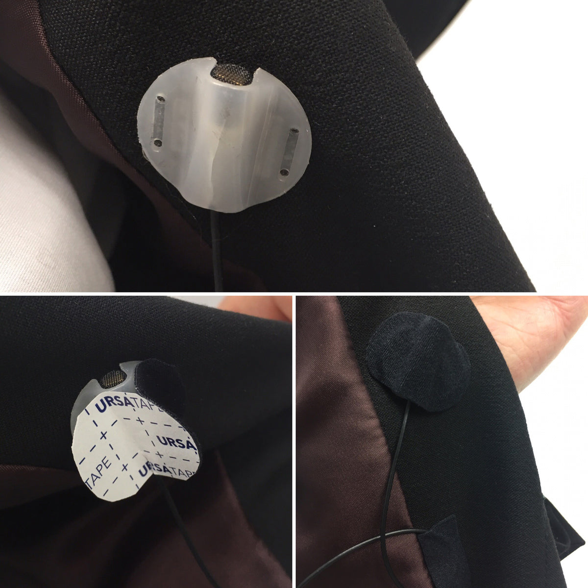 Black / 30 Small Strips (8 x 2.5cm)