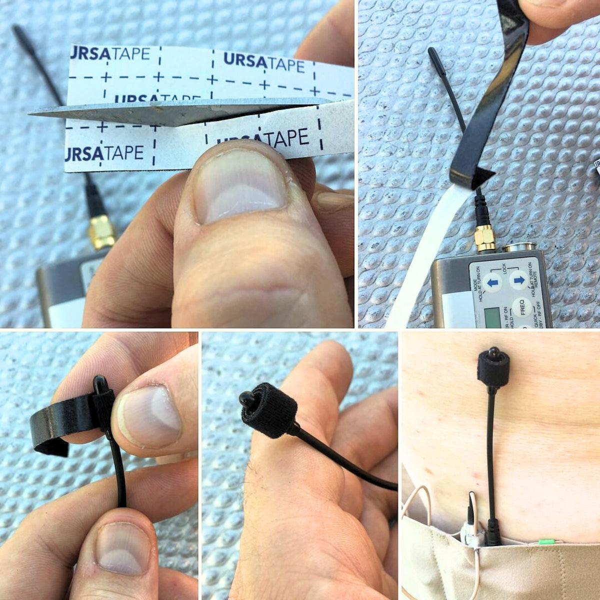 Black / 30 Small Strips (8 x 2.5cm)