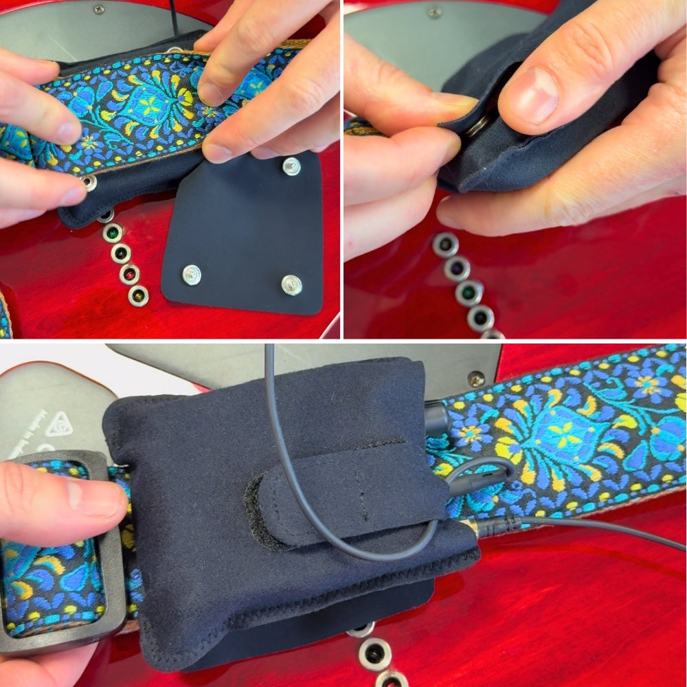 The URSA Live Pouch - Designed for Guitar Straps & Belts. A Secure