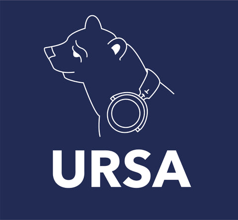 URSA bear logo, blue (AI file preview)