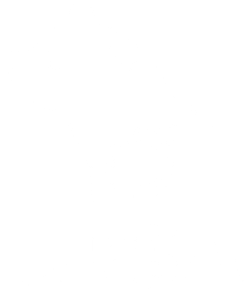 URSA bear logo, white, no background