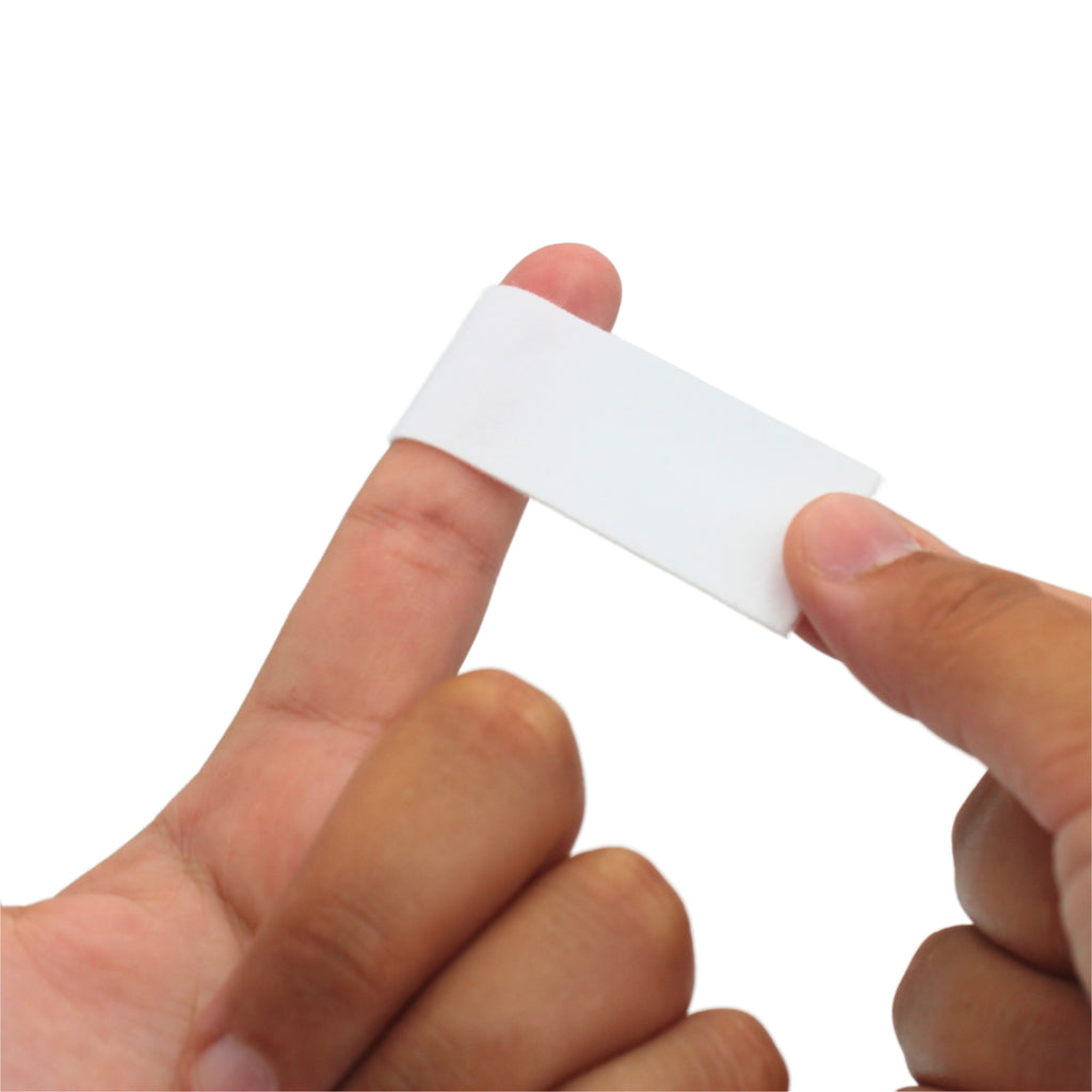 White / 30 Small Strips (8 x 2.5cm)