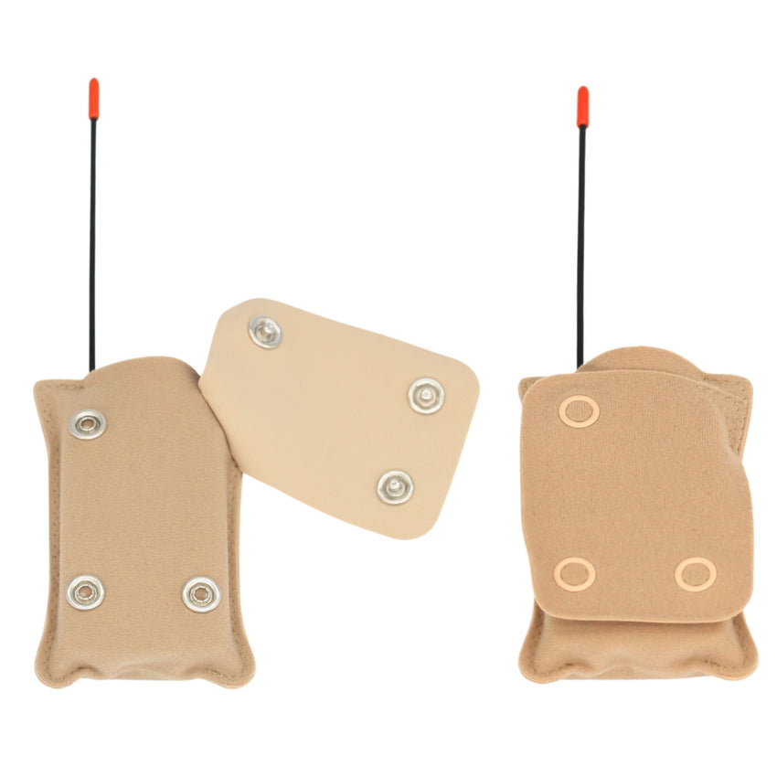 URSA - Custodia per trasmettitore, discreta e versatile, design con bottoni automatici sicuri per sartiame orizzontale e verticale, diverse dimensioni e colori (beige, mini