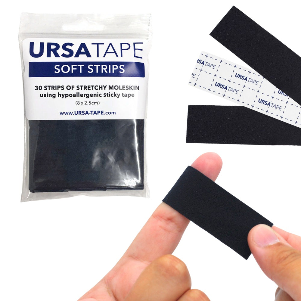 Black / 30 Small Strips (8 x 2.5cm)