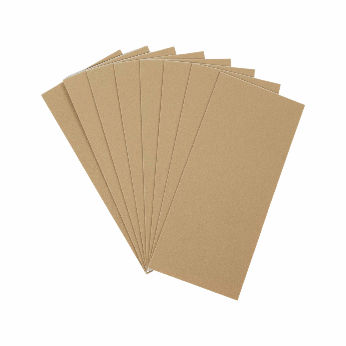 Beige / 8 Large Strips (15 x 7.5cm)