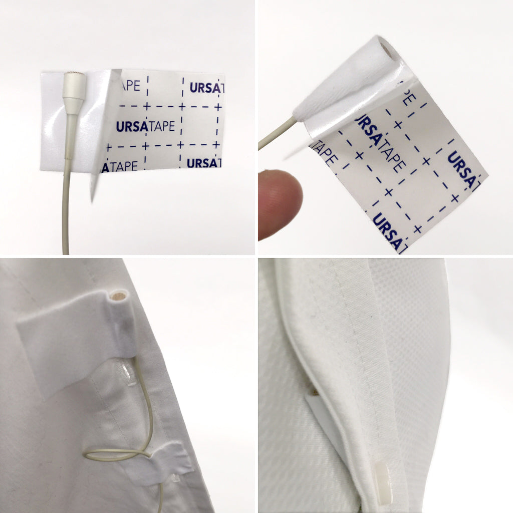 White / 30 Small Strips (8 x 2.5cm)