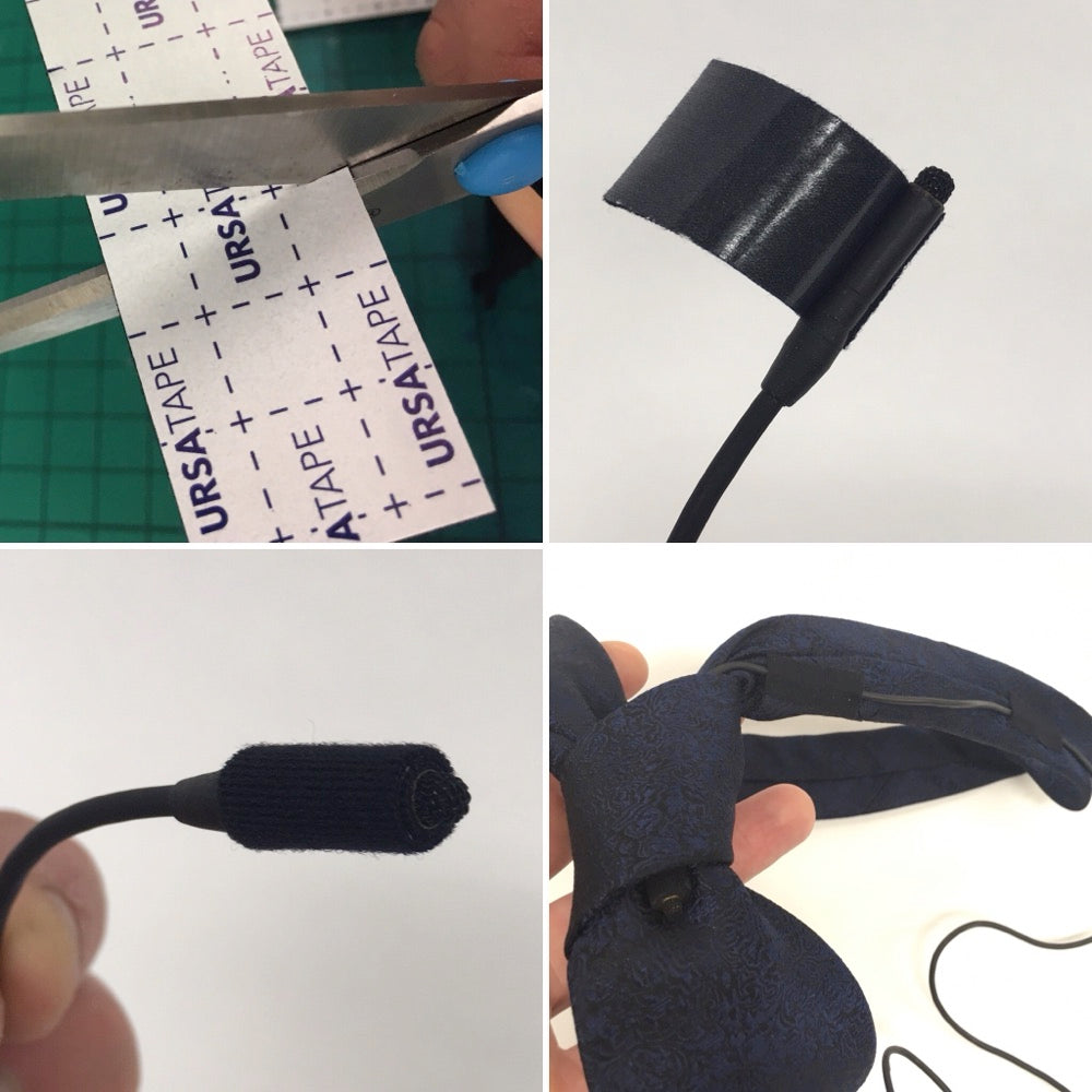 Black / 30 Small Strips (8 x 2.5cm)