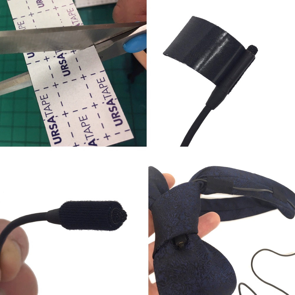 Black / 30 Small Strips (8 x 2.5cm)