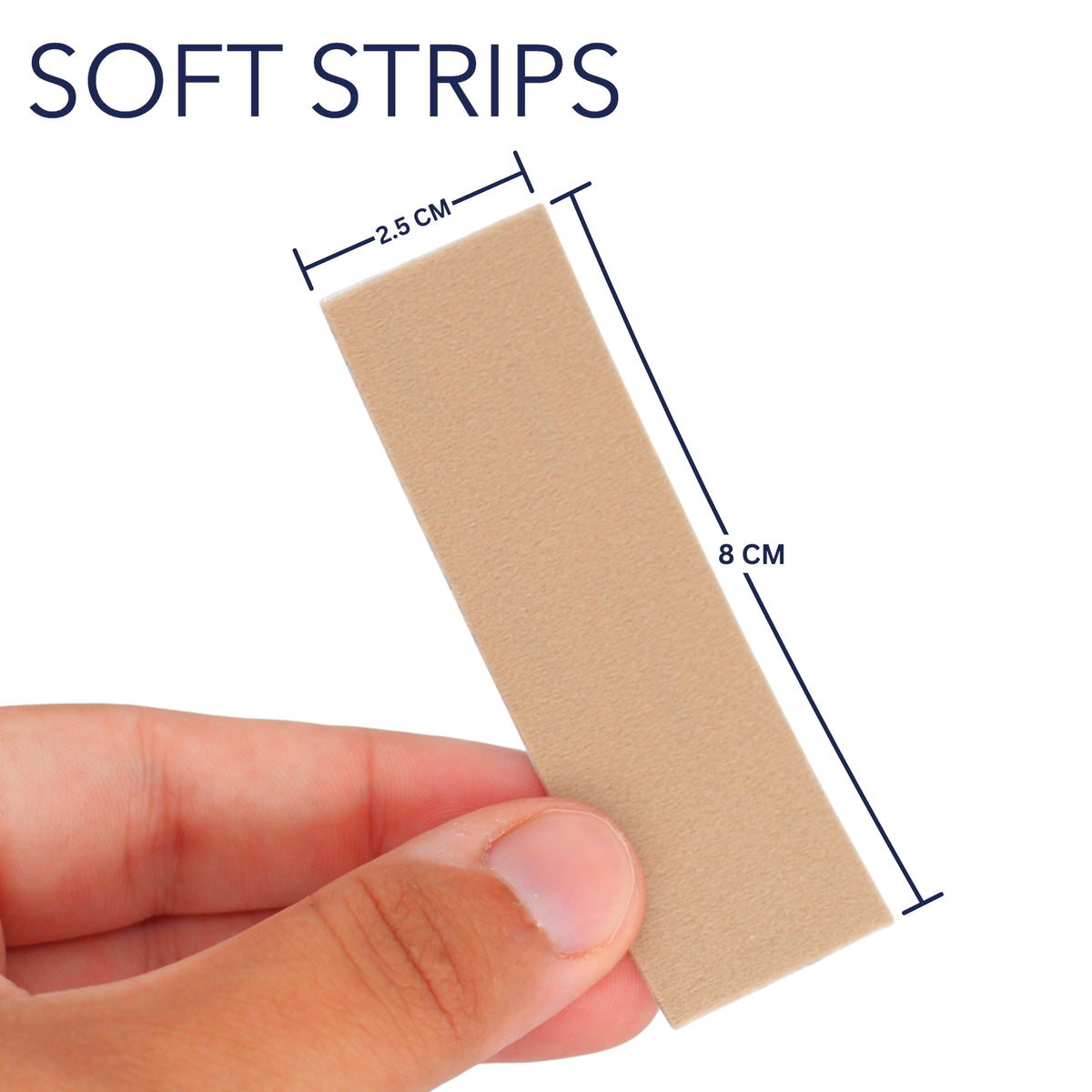 Beige / 30 Small Strips (8 x 2.5cm)