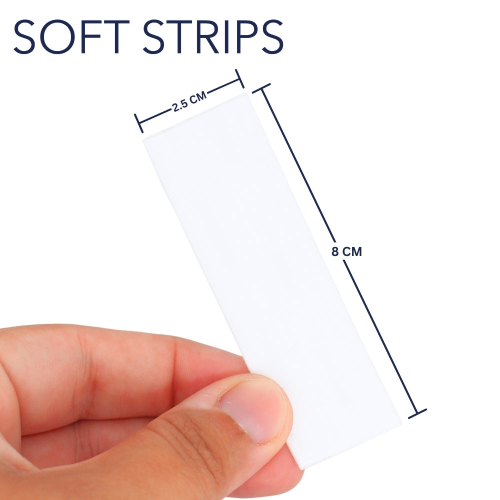 White / 30 Small Strips (8 x 2.5cm)