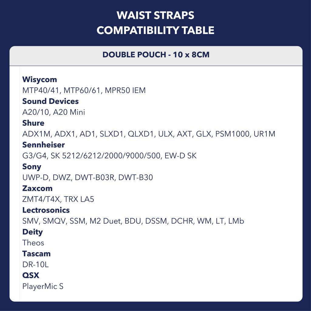 Waist Strap - Double Pouch