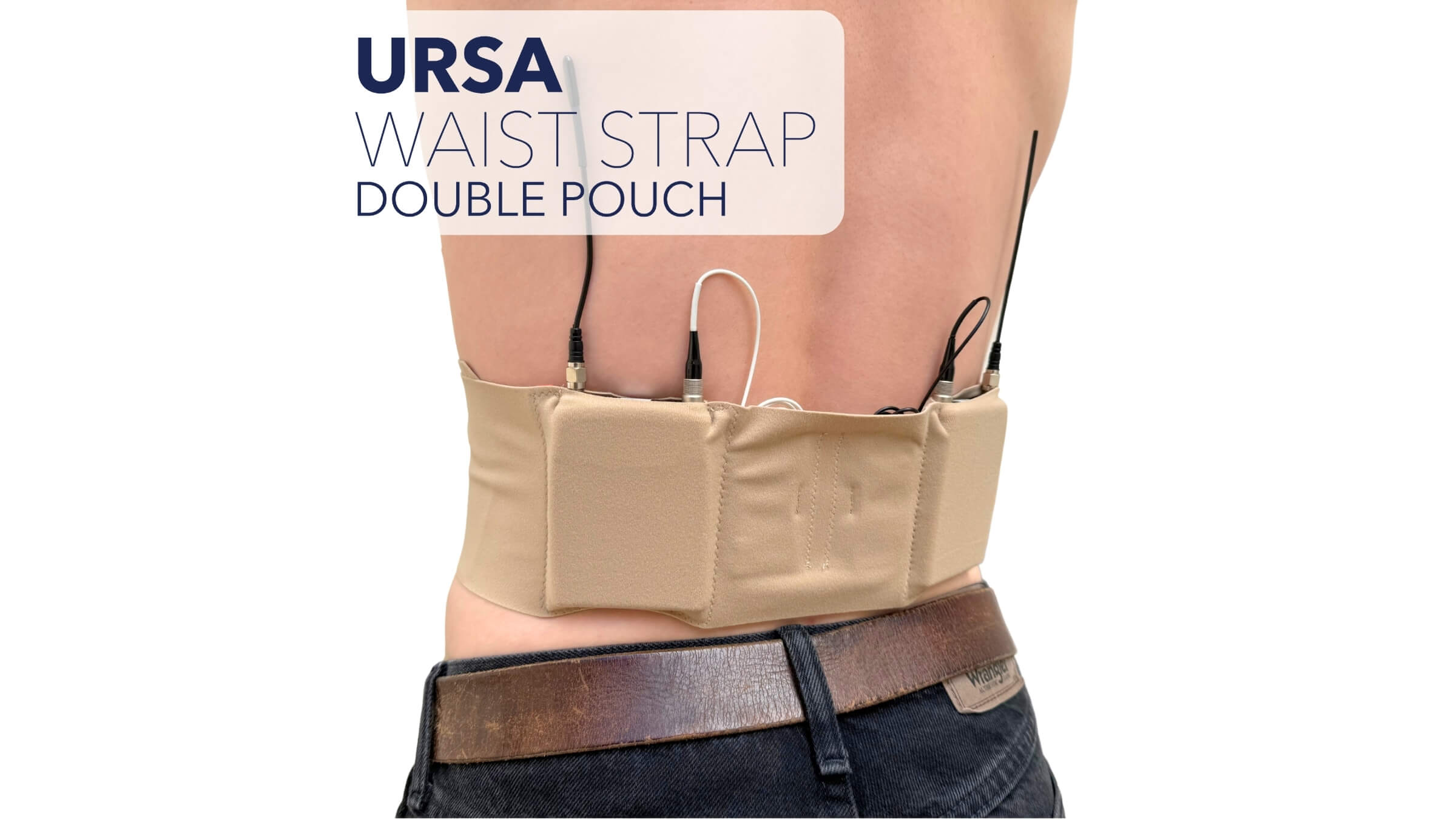 URSA Waist Strap Double Pouch – Wireless Mic Belt – URSA Studio