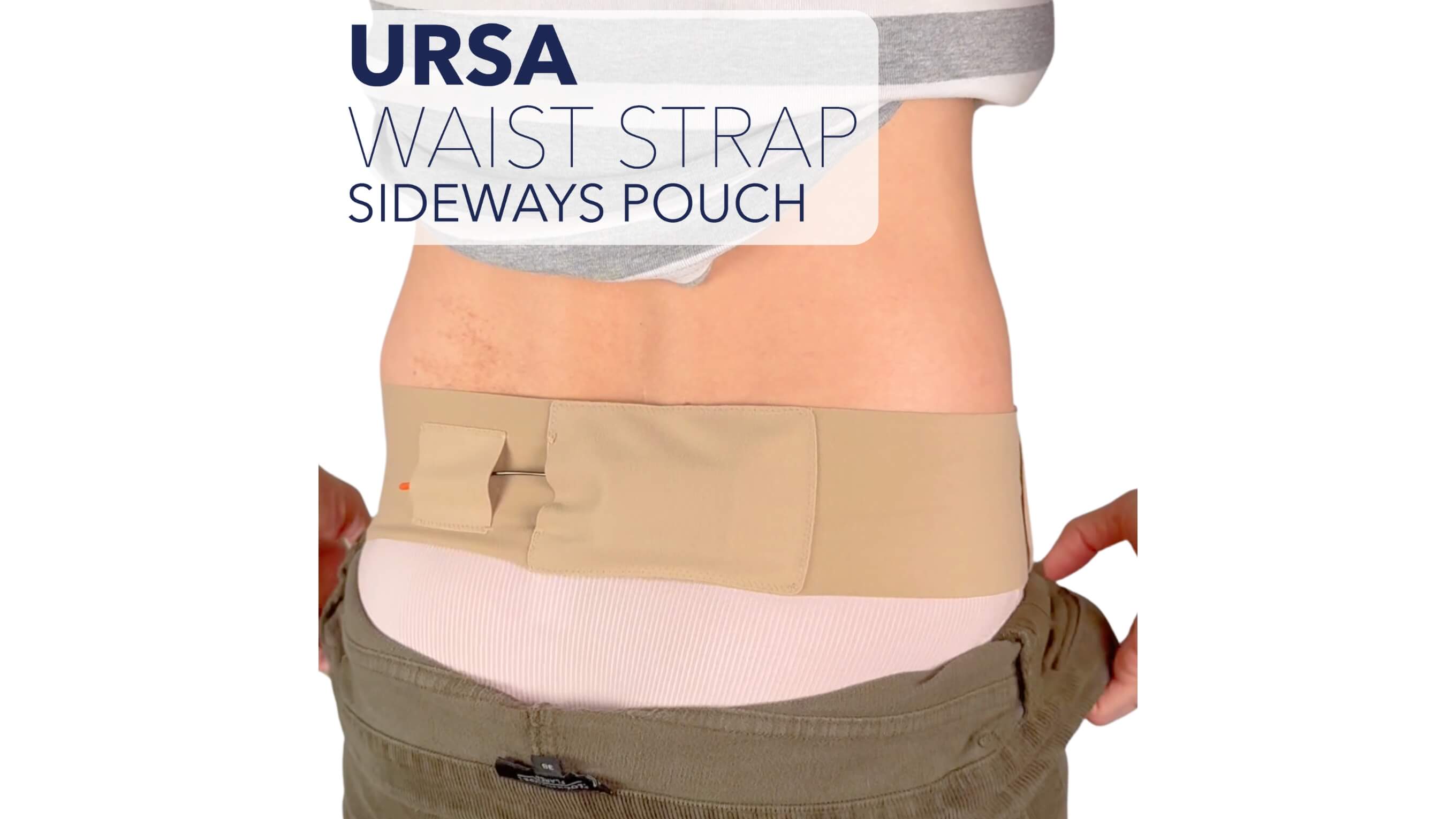 URSA Waist Strap with Sideways Pouch – Wireless Mic Belt – URSA Studio